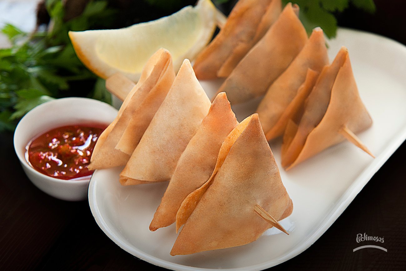 Mini Samosas de carne